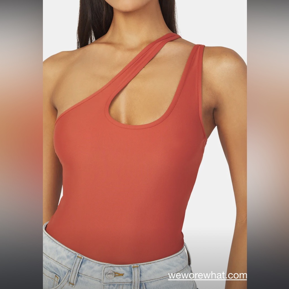 WeWoreWhat Asymmetrical Bodysuit!